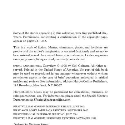 Smoke And Mirrors: Short Fictions And Illusions