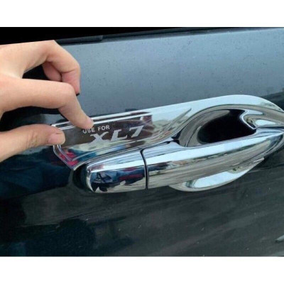 Ốp Tay Nắm, Hõm Cửa Xe Dành Cho Suzuki Xl7 2020-2021 Mạ Crom, Full bộ ốp tay hõm cửa xe ô tô mạ crom