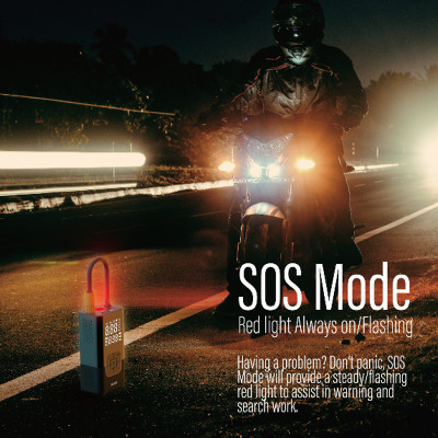 WISEZEN Bơm hơi di động – Sử dụng đa năng, bơm nhanh trong 3 phút, giám sát áp suất lốp an toàn.