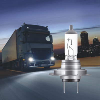 Combo 2 Bóng Đèn Halogen Tăng Sáng 100% OSRAM Truckstar Pro H7 24V 70W