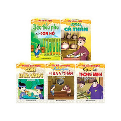 COMBO MẸ KỂ CON NGHE - PHẦN 2 (BỘ 5 CUỐN)_KV