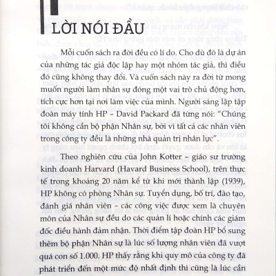 Tầm Nhìn Chiến Lược Nhân Sự (Tái Bản)