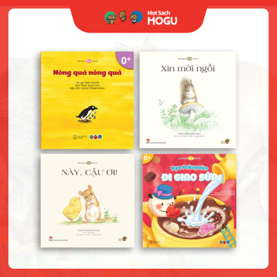 Truyện Ehon bé 1-2-3 tuổi - Bộ 4 cuốn Bé yêu động vật
