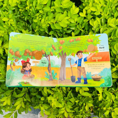 Touch And Feel - Sách Sờ Chạm Khám Phá- Thế Giới Thực Vật - Khám Phá Khu Vườn Kỳ Diệu