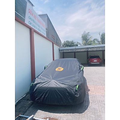 Bạt phủ ô tô Mercedes CLS thương hiệu Macsim sử dụng trong nhà và ngoài trời chất liệu Polyester - màu đen
