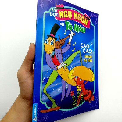 Em Đọc Ngụ Ngôn Và Tô Màu: Cào Cào Thích Ca Hát