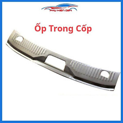 Ốp chống trầy cốp Everest 2017-2018-2019-2020-2021-2022 inox sáng bóng bảo vệ xe chống va đập