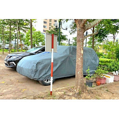 Bạt phủ ô tô chất liệu vải không dệt cao cấp thương hiệu MACSIM dành cho Volkswagen Touareg màu ghi - sử dụng trong nhà, ngoài trời