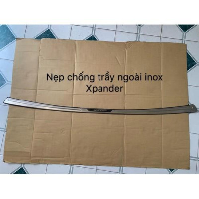 Chống trầy cốp trong ngoài DÀNH CHO Xe Mitsubishi Xpander - inox