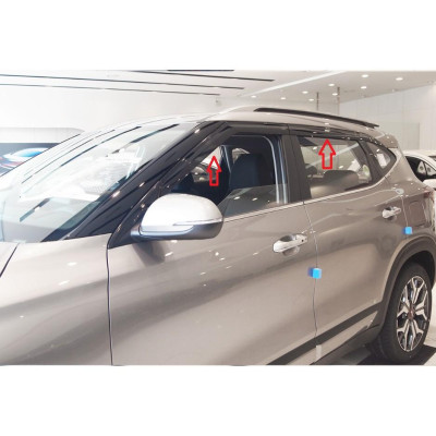 Vè mưa nhựa đen cho xe Kia Seltos Cao Cấp Korea