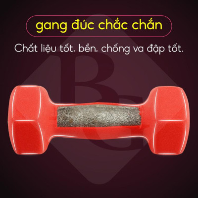 Bộ 2 tạ tay BG 5KG model Q304 - Q314 cao cấp Tập Gym (hàng nhập khẩu)