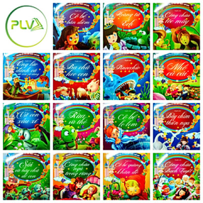 Combo Bộ Truyện Cổ Tích Hay Nhất Thế Giới - Bộ 15 Cuốn + Tặng Hộp Màu Sáp/Sticker (Bất Kỳ)