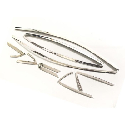 Bộ Ốp, Nẹp viền cong, chân kính Hyundai Accent 2018-2020