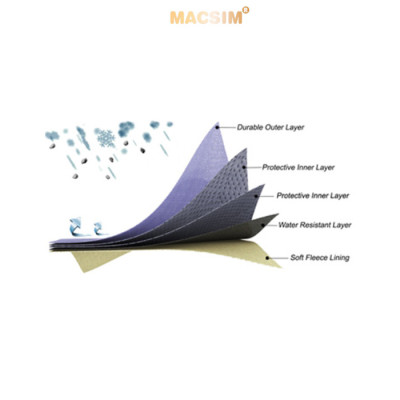 Bạt phủ ô tô chất liệu vải không dệt 3 lớp cao cấp thương hiệu MACSIM cho xe ô tô Audi Q7 - màu ghi