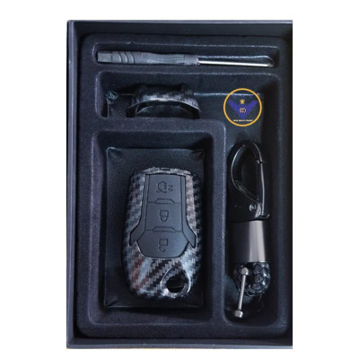 Ốp móc chìa khóa cacbon cao cấp Ford Ranger XLT, Ranger Witrack