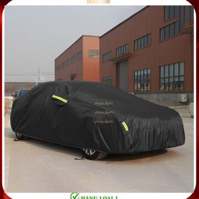 Bạt phủ ô tô thương hiệu MACSIM dành cho Mercedes-Benz C-Class - màu đen - bạt phủ trong nhà và ngoài trời