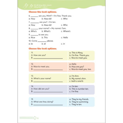 50 Đề tăng nhanh điểm Tiếng Anh lớp 4 - Bản Quyền