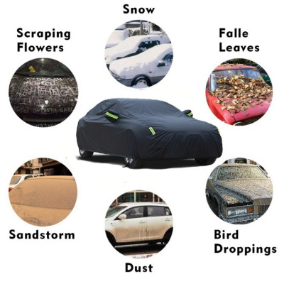 Bạt phủ ô tô Hyundai Elantra thương hiệu Macsim sử dụng trong nhà và ngoài trời chất liệu Polyester - màu đen