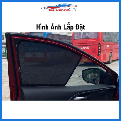 Bộ rèm che nắng ô tô nam châm theo xe Vinfast Vfe34 2022-2023 chắn nắng tốt, lắp đặt đơn giản, tiện lợi