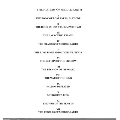 The Peoples Of Middle-earth