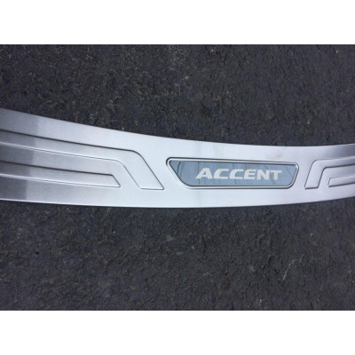 Chống Trầy Cốp Ngoài  Xe Accent 2018-2019 2020 - mẫu inox