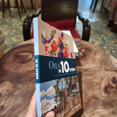 Sách - Oils In 10 Steps by Ian Sidaway - Art Book in English