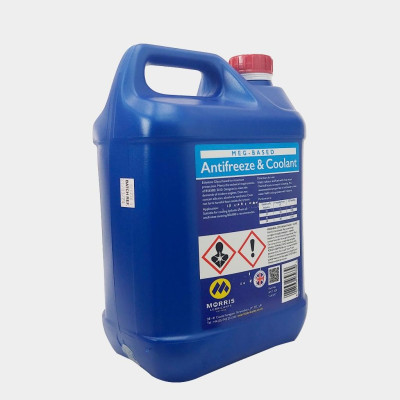 Nước Làm Mát Xanh Cao Cấp Cho Động Cơ Xăng - Morris Lubricants MEG Antifreeze & Coolant / Can 5L