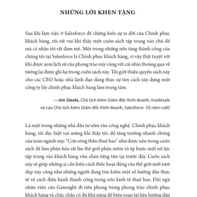 Sách - Chinh Phục Khách Hàng - Customer Success - Cách Thức Mà Các Công Ty Sáng Tạo Giảm Thiểu Tỉ Lệ Khách Hàng Bỏ Đi Và Tăng Trưởng Doanh Thu Liên Tục