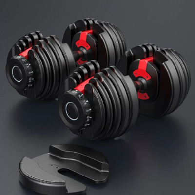 Bộ Tạ Tay Điều Chỉnh Khóa Số Tự Động 24kg Cao Cấp TP Tienphatsmart