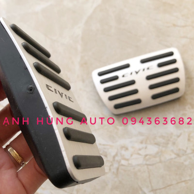 Bộ ốp bọc chân ga, chân phanh cho xe Honda Civic 2016-2021