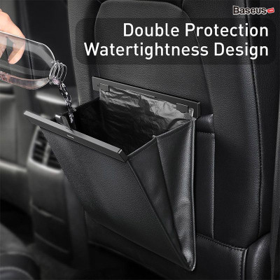 Túi chứa đồ tiện dụng Baseus Large Garbage Bag gắn lưng ghế trên xe hơi CRLJD- Hàng chính hãng