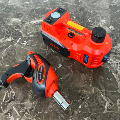 Bộ nâng kích gầm điện, kiêm máy bơm lốp và máy siết ốc ô tô đa năng 3 trong 1 ROGTZ TY-003 - HÀNG CHÍNH HÃNG