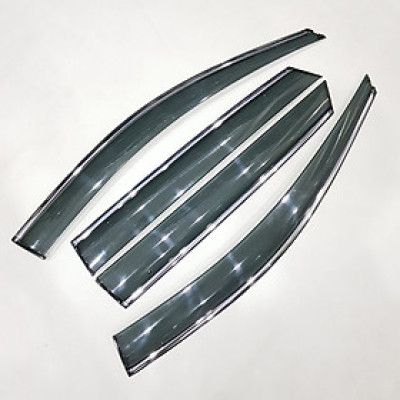 Bộ vè che mưa Fashion cho Hyundai Santafe 2015-2018 nhựa ABS cao cấp