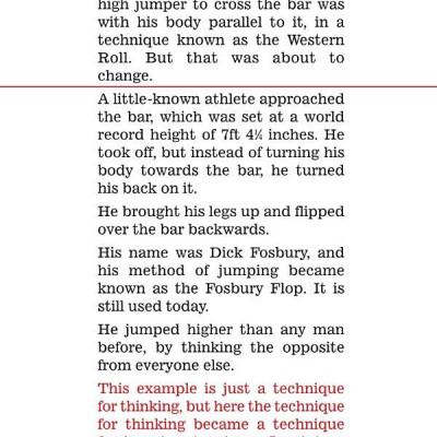 Whatever You Think, Think the Opposite