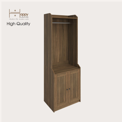 [Happy Home Furniture] CANA,  Tủ treo quần áo - 2 cửa mở,  70cm x 46cm x 199cm ( DxRxC), TCM_003