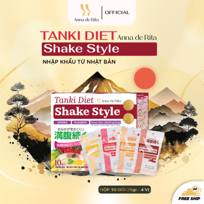 [Anna de Rita] Thực phẩm thay thế bữa ăn SHAKE STYLE (hộp x 4 gói 25gr) 