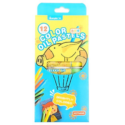 Sáp Dầu Hộp Giấy 12 Màu GUBHQT04545