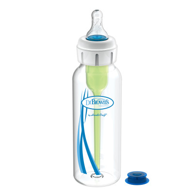 [ 815 ] Bình sữa Y Tế cổ thường 250ml, thiết kế hỗ trợ cho trẻ gặp khó khăn khi bú bình