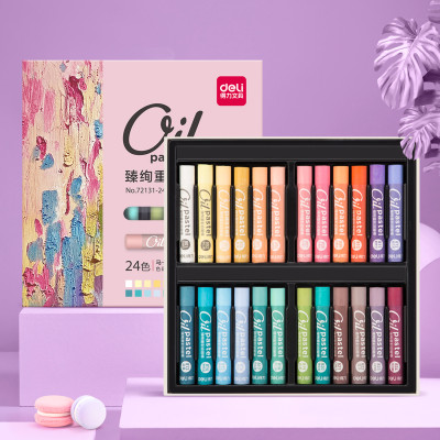  Bút sáp dầu chuyên dụng Deli - 24 Màu - 72131