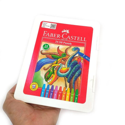 Bút Sáp Dầu Faber-Castell-120089N - 24 Màu + Chuốt