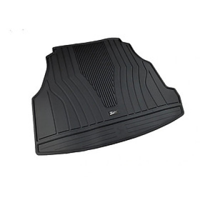 Thảm lót cốp xe ô tô Mercedes C 2022+ nhãn hiệu Macsim 3W chất liệu TPE cao cấp màu đen