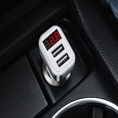 Tẩu sạc ô tô nhãn hiệu Hoco Z3 2 cổng USB DC 5V-3.1A