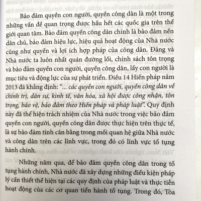 Bảo Đảm Quyền Công Dân Trong Tố Tụng Hành Chính