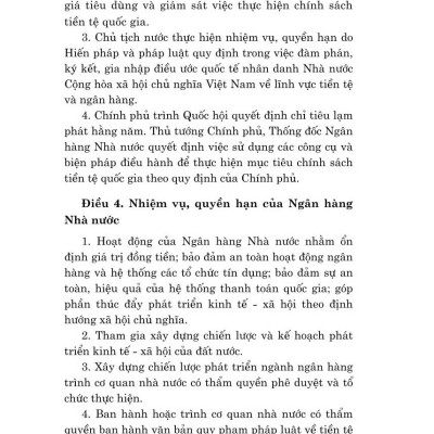 Luật ngân hàng nhà nước Việt Nam (hiện hành) (sửa đổi, bổ sung năm 2022)