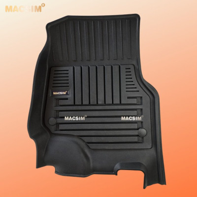 Thảm lót sàn xe ô tô Ford F150 2012-đến nay Nhãn hiệu Macsim chất liệu nhựa TPE đúc khuôn cao cấp - màu đen