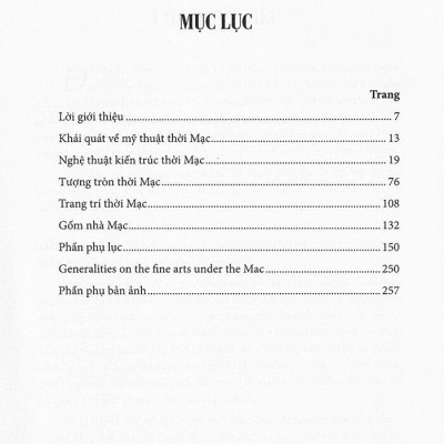 Mỹ Thuật Thời Mạc