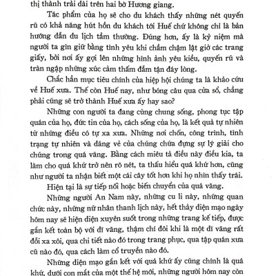 Huế Đẹp Như Tranh - Hué Pittoresque - Bìa Cứng