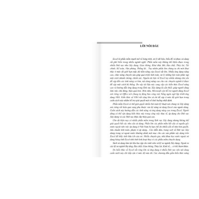 Excel Nâng Cao Và Các Ứng Dụng Trong Xây Dựng