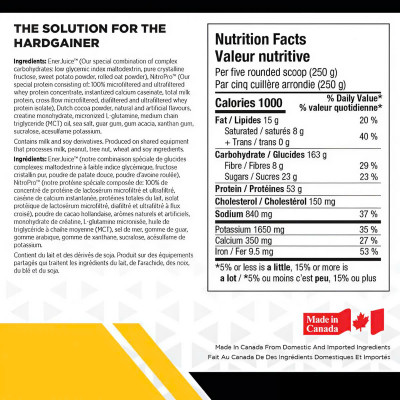 Sữa Tăng Cân Nitro Juice Gainer BioX Túi 5.45 Kg