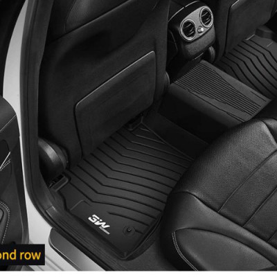 Thảm lót sàn xe ô tô Mercedes C 2022+ Nhãn hiệu Macsim 3W (Loại 2) chất liệu nhựa TPE đúc khuôn